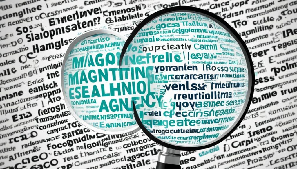 Ricerca Parole Chiave Inglese
