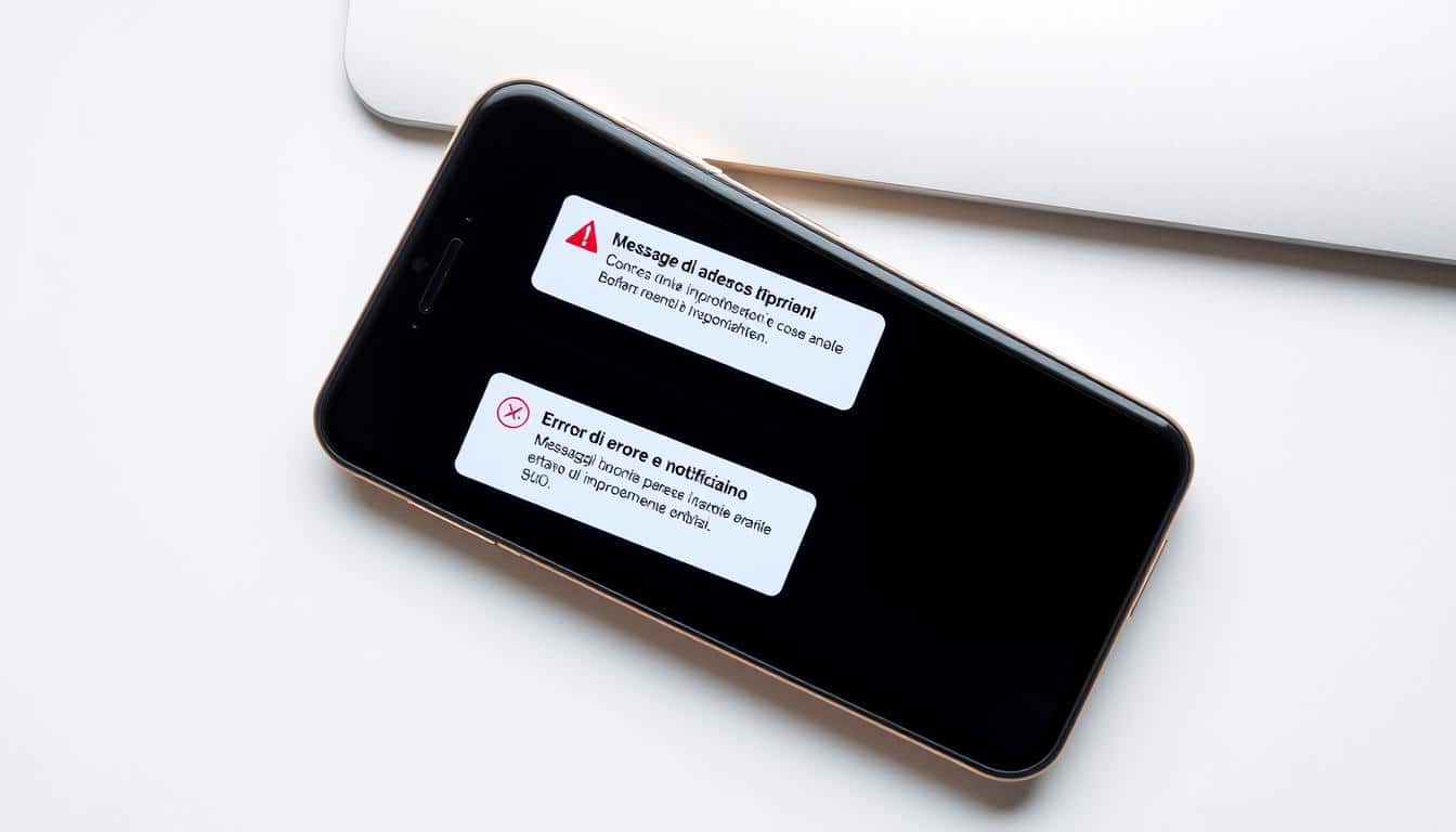 Messaggi di errore e notifiche in italiano