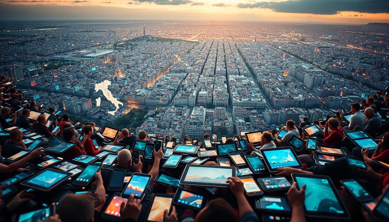 Monitoraggio delle interazioni social dal pubblico italiano