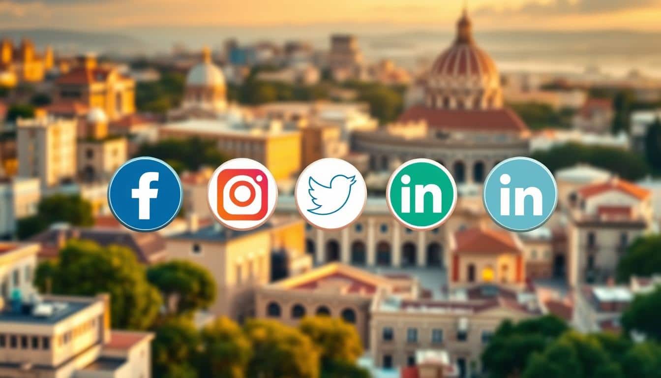 Pulsanti di condivisione per piattaforme popolari in Italia
