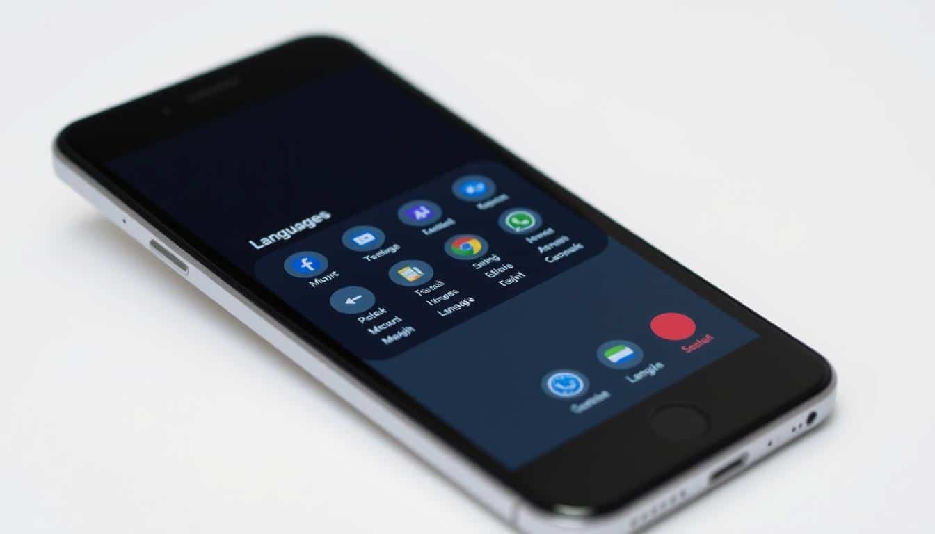 Selettore di lingua facilmente accessibile su mobile